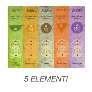 Incenso tibetano “5 Elementi” – Bustina da 10 bastoncini FUOCO