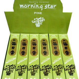 Incenso giapponese morning star pino confezione da 50 bastoncini